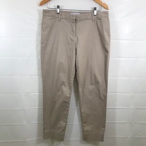 GAP Stretch Slim Crop Khaki Pants Size 6